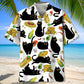 Funny Black Cat Taco Hawaiian Shirt For Tropical Holidays, Outdoor Gatherings, And Everyday Comfort