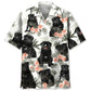 Funny Black Pug Hawaiian Shirt For Animal Lovers, Beach Travel, And Casual Summer Style