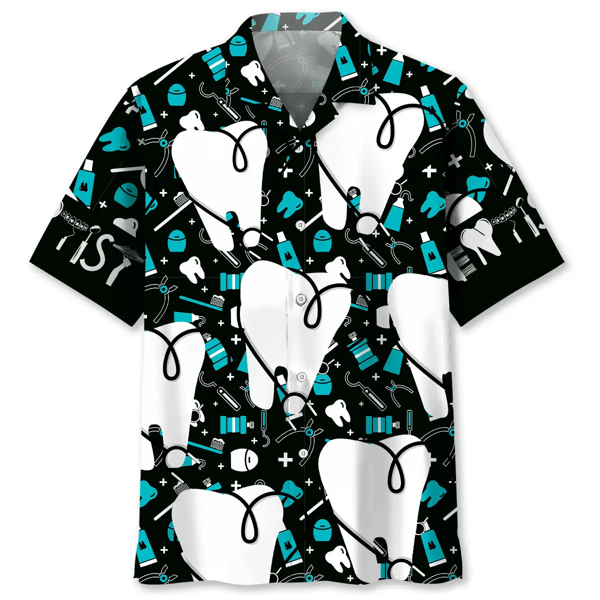 Funny Dentist Hawaiian Shirt For Beachside Event, Seasonal Celebration, And Summer Party Style