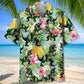 Funny Dinosaur Pineapple Hawaiian Shirt For Resort Holiday, Island Getaway, And Daily Summer Wear
