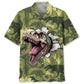 Funny Dinosaur Surfing Hawaiian Shirt For Outdoor Event And Thoughtful Gifting