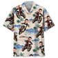 Funny Dirt Bike Beach Custom Photo Hawaiian Shirt