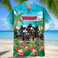 Funny Dirt Bike Summer Hawaiian Shirt For Cruise Journey, Casual Weekend, And Warm Weather Fashion