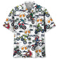 Funny Dirt Bike Racing And Refreshment Hawaiian Shirt For Vacation Cruise, Summer Road Trip, And Weekend Wear