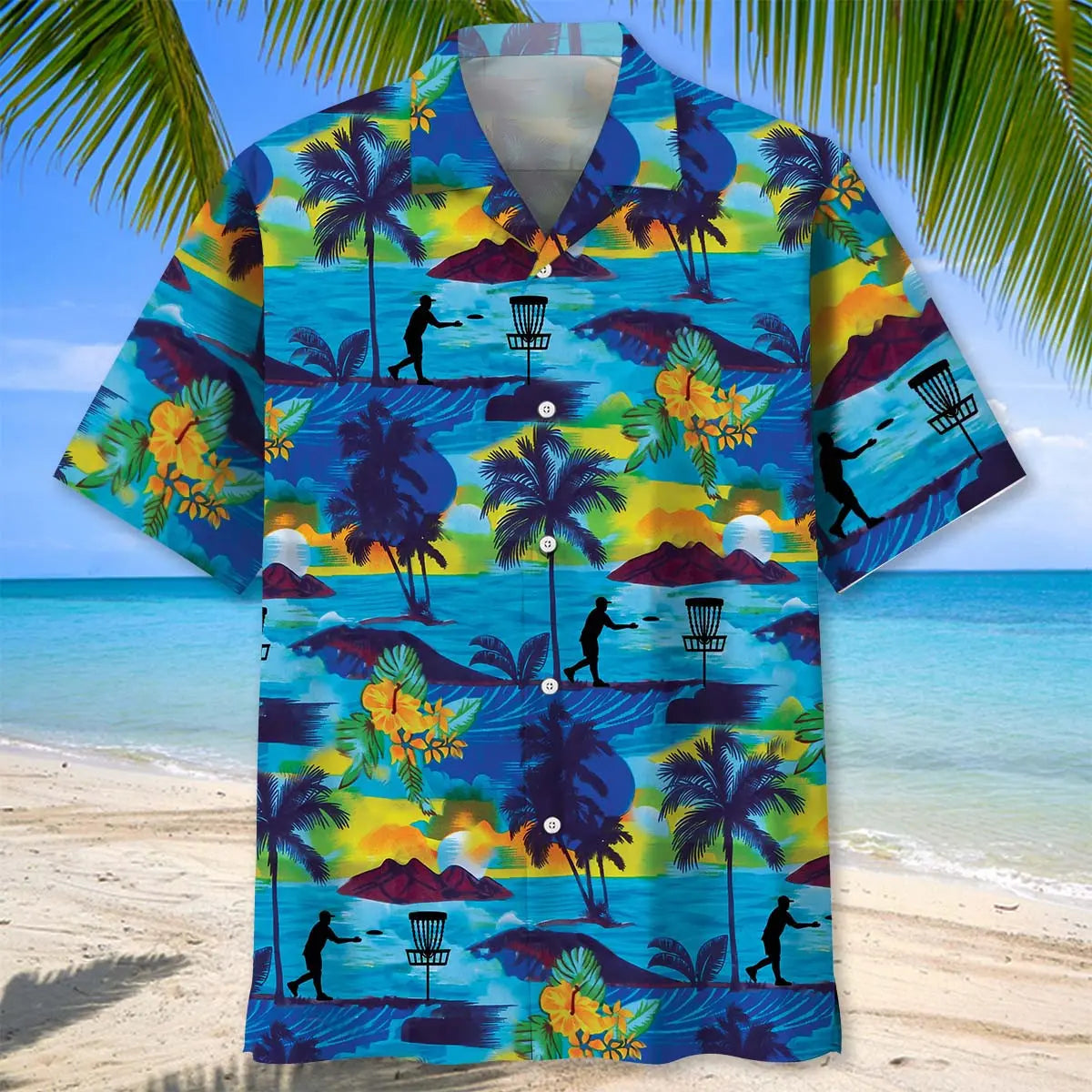 Funny Disc Golf Hawaiian Shirt For Beach Days, Summer Outings, And Thoughtful Gift Giving