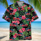 Funny Firefighter Truck Hawaiian Shirt For Resort Trips, Coastal Parties, And Warm Weather Style