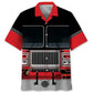 Hawaiian Shirt / Adults / S Funny Firefighter Truck Hawaiian Shirt