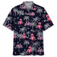 Funny Flamingo Gym Hawaiian Shirt For Island Vacations, Weekend Events, And Relaxed Everyday Outfits