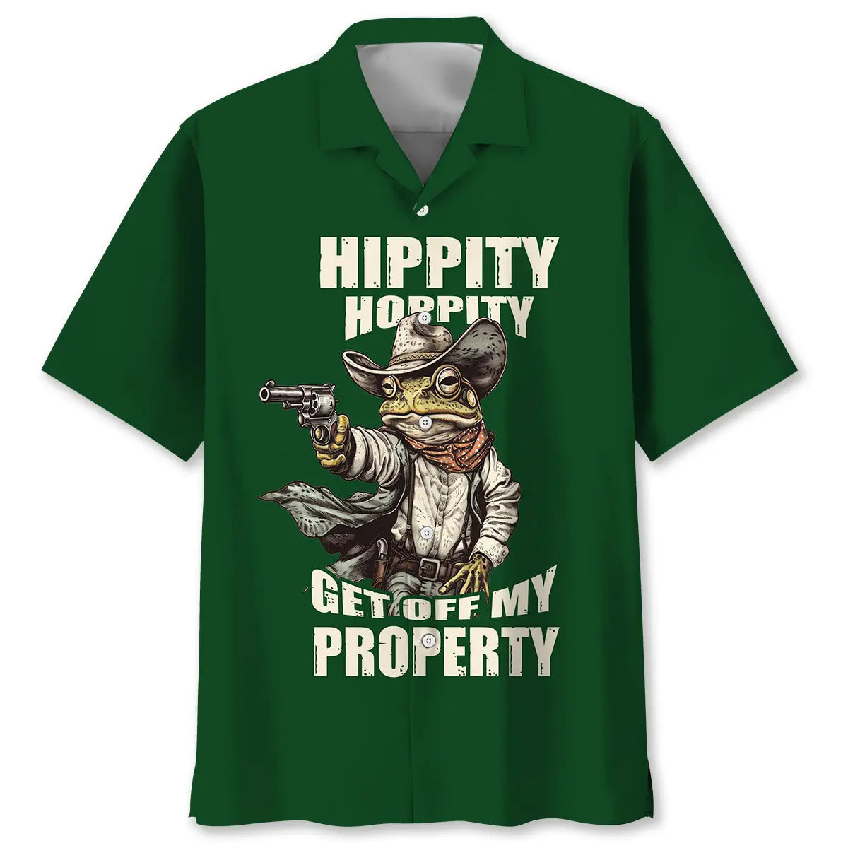 Funny Frog Cowboy Hawaiian Shirt For Resort Trips, Coastal Parties, And Warm Weather Style