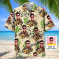 Funny Guitar Country Personalized Photo Hawaiian Shirt For Music Fans, Resort Parties, And Warm Weather Events