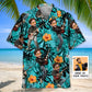 Hawaiian Shirt / Adults / S Funny Guitar Tropical Custom Photo Hawaiian Shirt