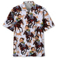 Funny Horse Racing Custom Photo Hawaiian Shirt