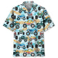 Funny Monster Truck Car Fire Hawaiian Shirt For Vacation Cruise, Beachside Event, And Memorable Gifting