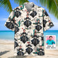 Funny Motorcycle Desert Personalized Photo Face Hawaiian Shirt For Resort Trips, Coastal Parties, And Warm Weather Style