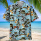 Funny Palm Tree Disc Golf Hawaiian Shirt For Coastal Travel, Casual Events, And Comfortable Summer Wear