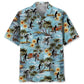 Funny Palm Tree Disc Golf Hawaiian Shirt For Coastal Travel, Casual Events, And Comfortable Summer Wear