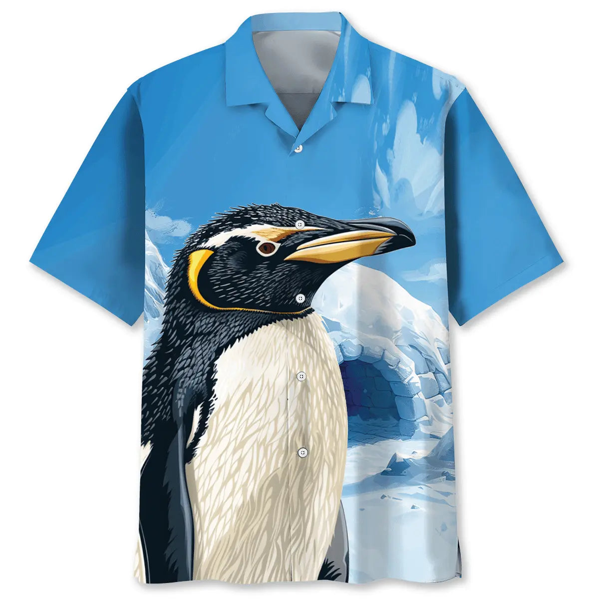 Funny Penguin North Pole Hawaiian Shirt For Beach Party And Relaxed Resort Style