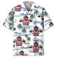 Funny Pig Lifting Hawaiian Shirt For Summer Vacation, Beach Travel, And Casual Wear