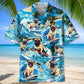 Funny Surfing Pug Hawaiian Shirt For Coastal Travel, Casual Events, And Comfortable Summer Wear