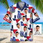 Funny Texas Custom Personalized Photo Hawaiian Shirt For Resort Trips, Coastal Parties, And Warm Weather Style