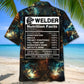 Funny Welder Nutrition Hawaiian Shirt For Warm Weather Outing And Island Inspired Style