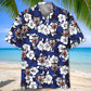 Funny Wine Glass Disc Golf Hawaiian Shirt For Island Vacations, Resort Wear, And Relaxed Seasonal Style