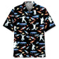 Galaxy Jumping Trampoline Hawaiian Shirt For Coastal Travel, Casual Events, And Comfortable Summer Wear