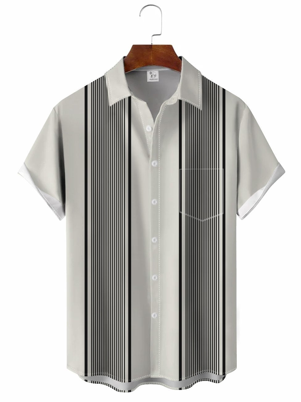Classic Geometric Bowling Hawaiian Shirt For Beach Days, Summer Outings, And Thoughtful Gift Giving