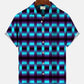 Hawaiian Shirt / Adults / S Geometric Fluorescent 3D Men's Buttons Buttons Casual Hawaiian Shirt