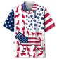 American German Shepherd Flag Hawaiian Shirt For Summer Celebrations, Resort Days, And Relaxed Everyday Wear