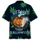 Festive Halloween Hawaiian Shirt For Coastal Travel, Casual Events, And Comfortable Summer Wear