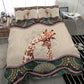 Giraffe Family Mandala Bedding Cover For Cozy Bedroom Decor