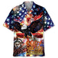 Patriotic Faith Hawaiian Shirt For Patriotic Events, Summer Travel, And Casual Outdoor Wear