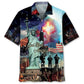 Patriotic Faith Veteran Hawaiian Shirt For Patriotic Events, Summer Travel, And Casual Outdoor Wear