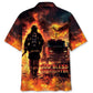 God Bless Firefighter Hawaiian Shirt