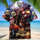 Firefighter Faith Tribute Hawaiian Shirt For Resort Trips, Coastal Parties, And Warm Weather Style
