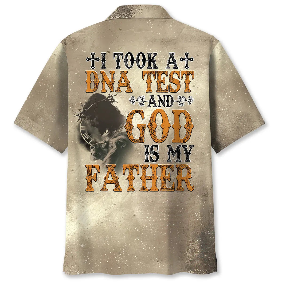 Christian Faith Hawaiian Shirt For Summer Vacation, Beach Travel, And Casual Wear