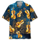 Golden Violin Hawaiian Shirt For Tropical Holidays, Outdoor Gatherings, And Everyday Comfort