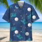Tropical Golf Hawaiian Shirt For Active Holidays, Resort Trips, And Warm Weather Gatherings