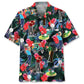 Tropical Golf Hawaiian Shirt For Active Holidays, Resort Trips, And Warm Weather Gatherings