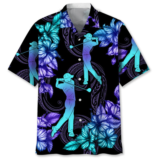 Tropical Golf Hawaiian Shirt For Beach Days, Summer Outings, And Thoughtful Gift Giving