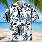 Golf White Nature Hawaiian Shirt For Active Holidays, Resort Trips, And Warm Weather Gatherings