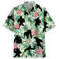 Gorillas Creative Pattern Hawaiian Shirt For Summer Vacation, Beach Travel, And Casual Wear