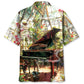 Grand Piano Garden Hawaiian Shirt For Outdoor Relaxation, Island Trips, And Warm Weather Activities