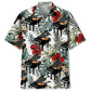 Tropical Grand Piano Hawaiian Shirt For Tropical Holidays, Resort Trips, And Relaxed Coastal Style