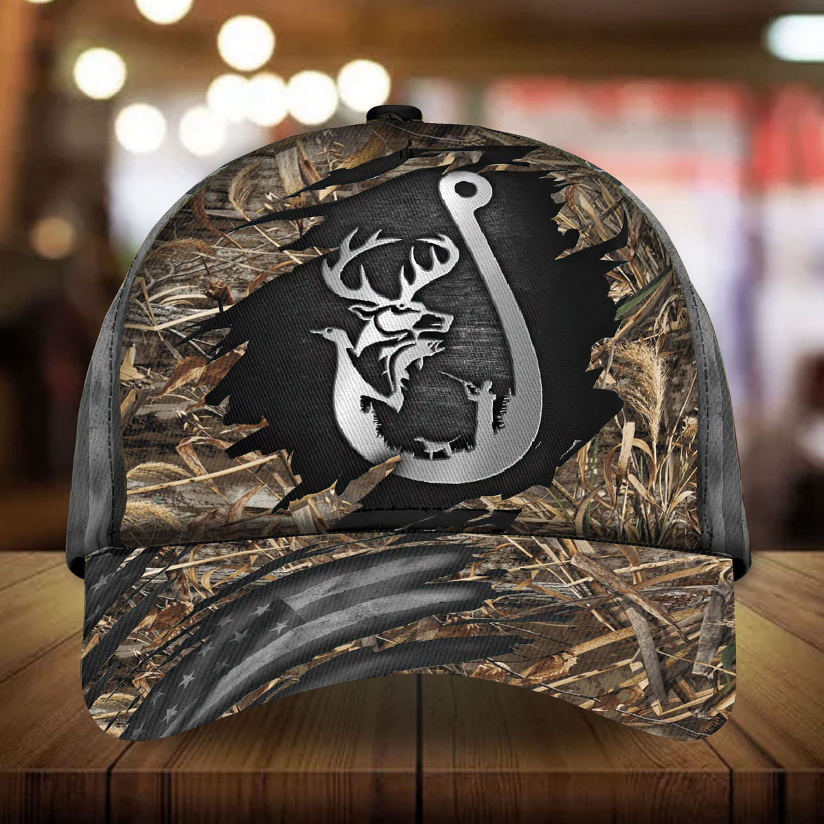 Unique Hunting Pattern Classic Cap For Festivals Travel Adventures And Casual Gift Giving
