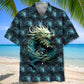 Green Leaves Chinese Dragon Hawaiian Shirt For Resort Trips, Coastal Parties, And Warm Weather Style