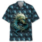 Green Leaves Chinese Dragon Hawaiian Shirt For Resort Trips, Coastal Parties, And Warm Weather Style