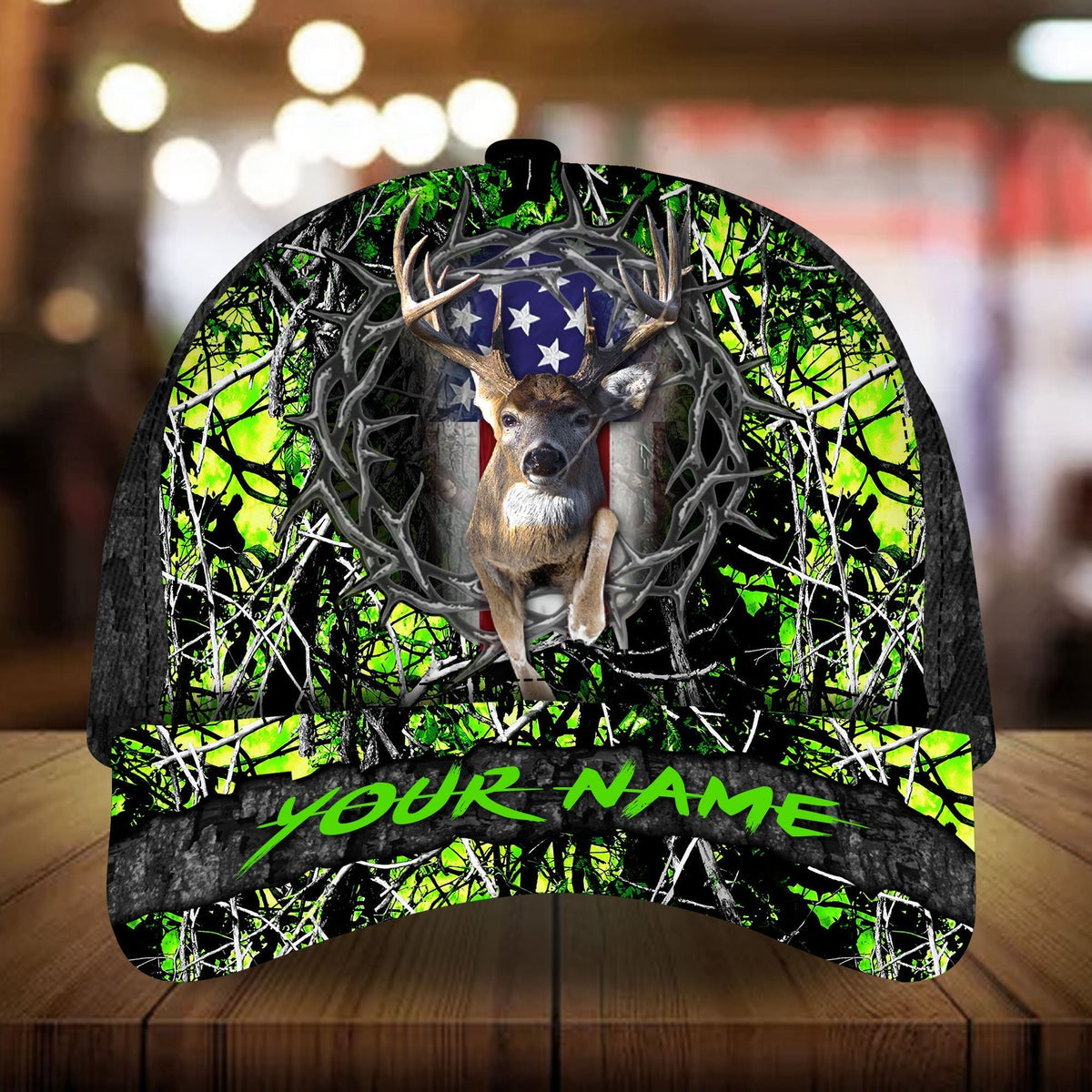 Awesome USA Deer Hunting Personalized Classic Cap For Everyday Accessories Vacations And Outdoor Fun