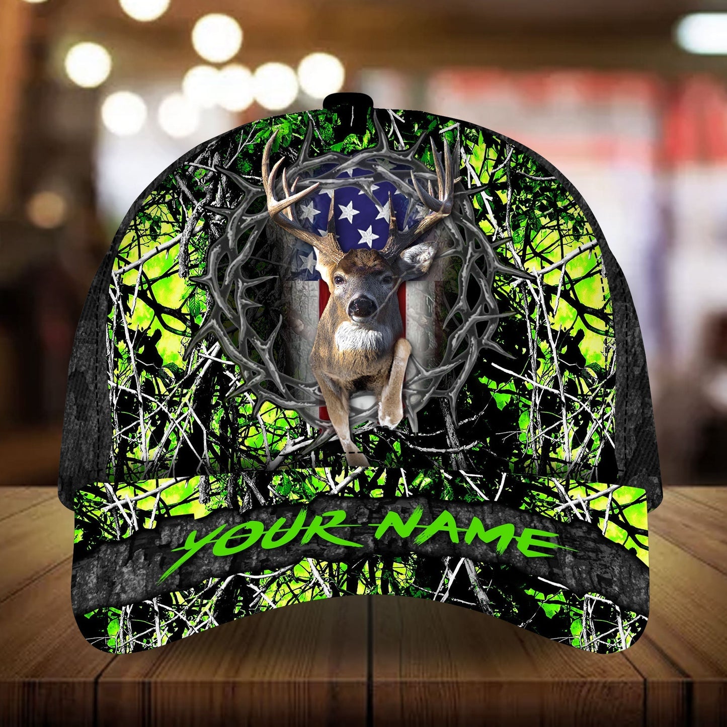 Awesome USA Deer Hunting Personalized Classic Cap For Everyday Accessories Vacations And Outdoor Fun
